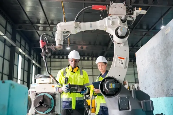 Robótica e automação — aplicação industrial atendida pela Ecolub