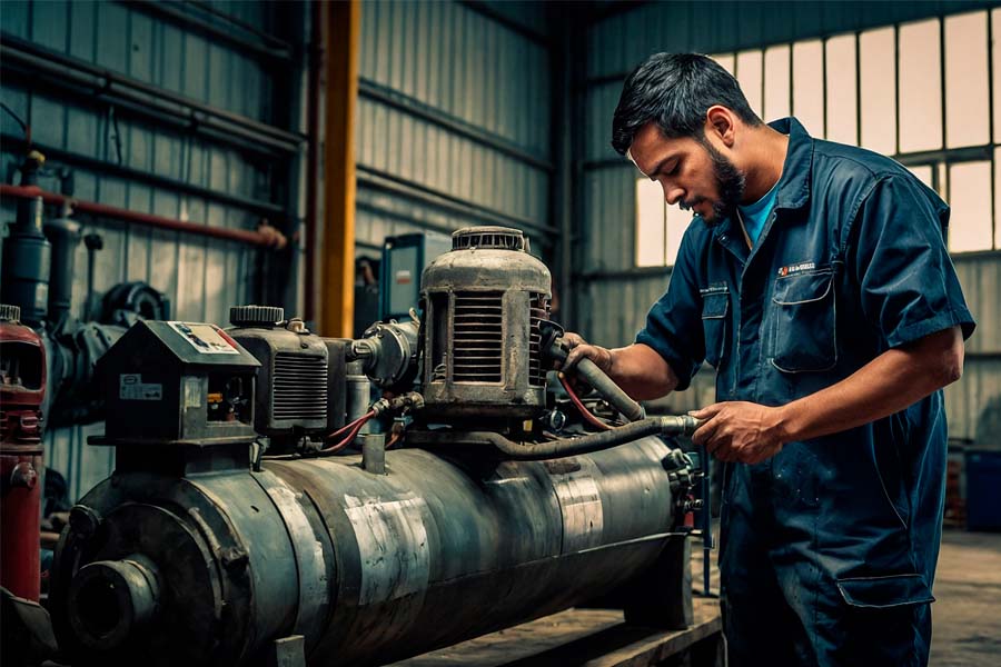 Os benefícios do uso correto de óleo lubrificante para compressores